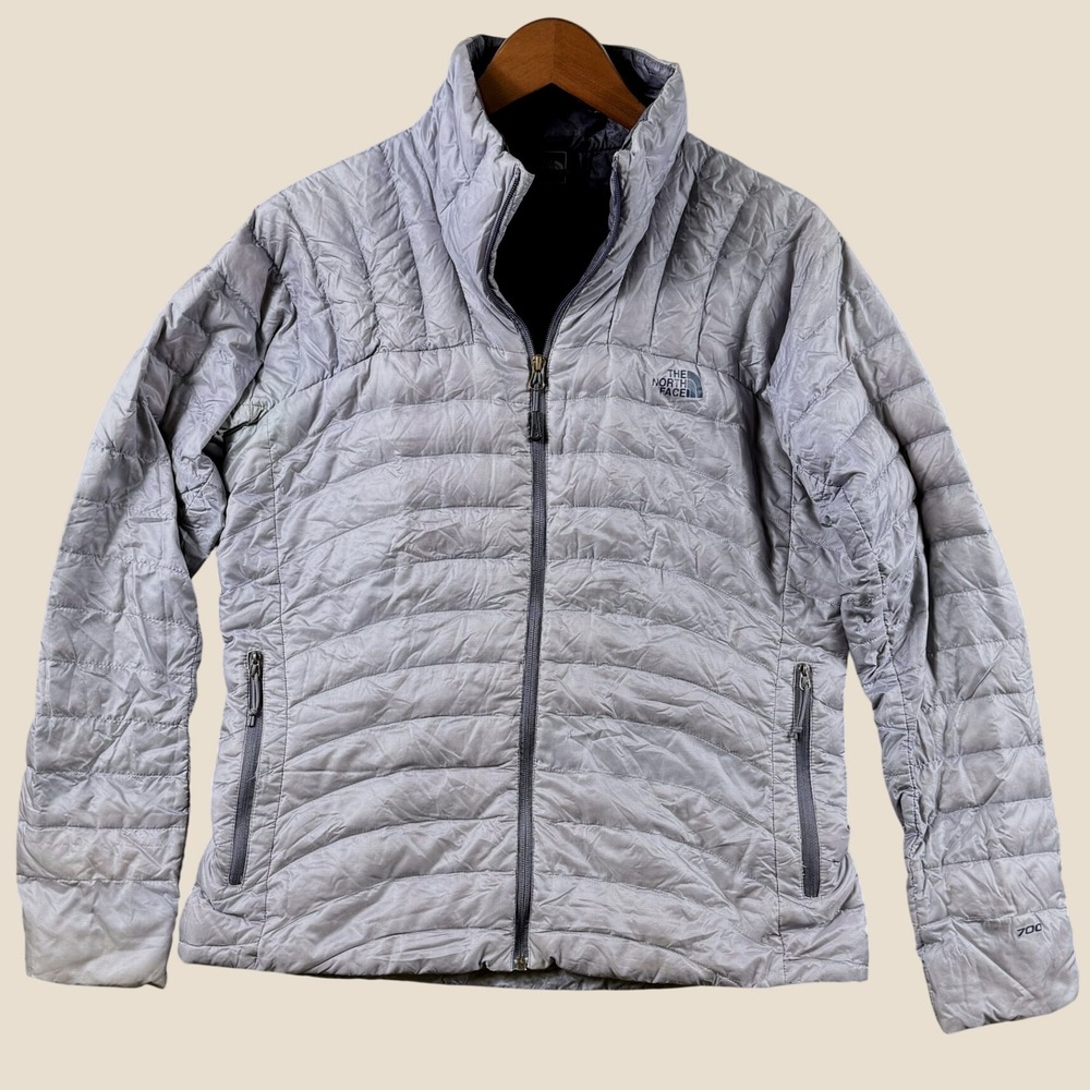 The North Face Puffer Jacket Women L Violet 700 Fill Down Pertex Quantum Outdoor